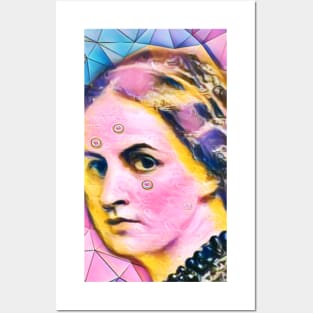 Anne Bronte Pink Portrait | Anne Bronte Pink Artwork 5 Posters and Art